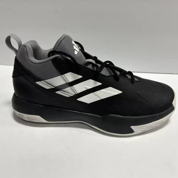 adidas Kids Black and White Sneakers - Picture 1 of 7
